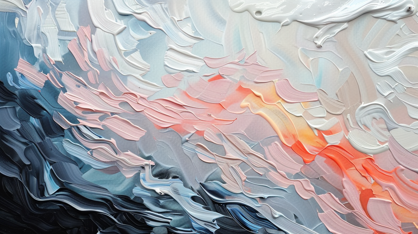 色彩丰富的艺术画作纹理背景