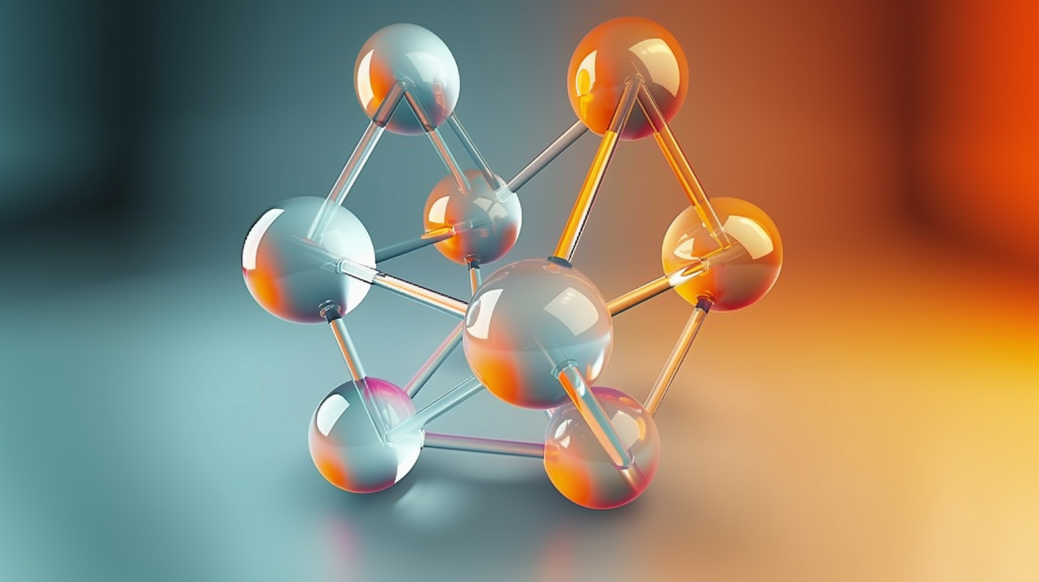 3D分子结构模型图