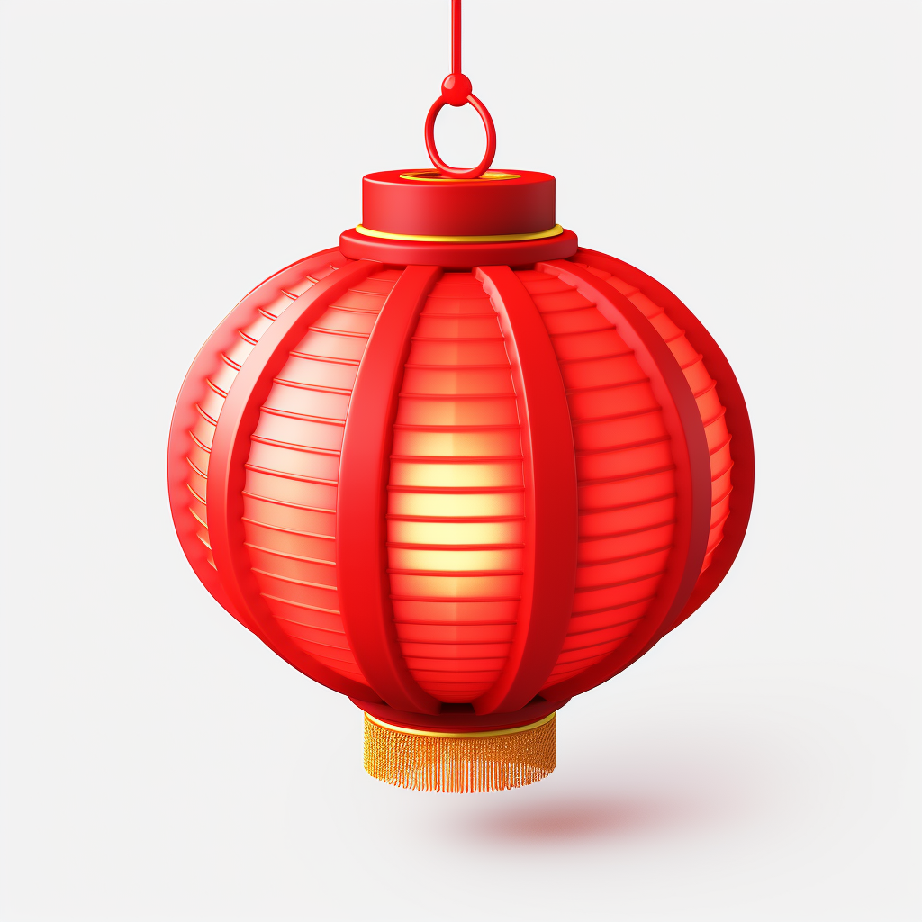 喜庆3D红灯笼传统节日氛围的物料