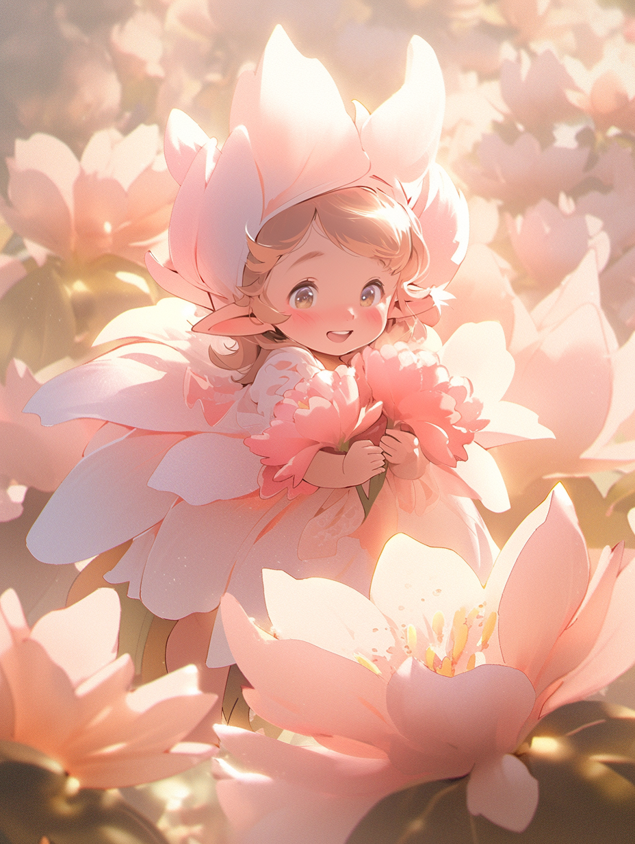 可爱花仙子形象