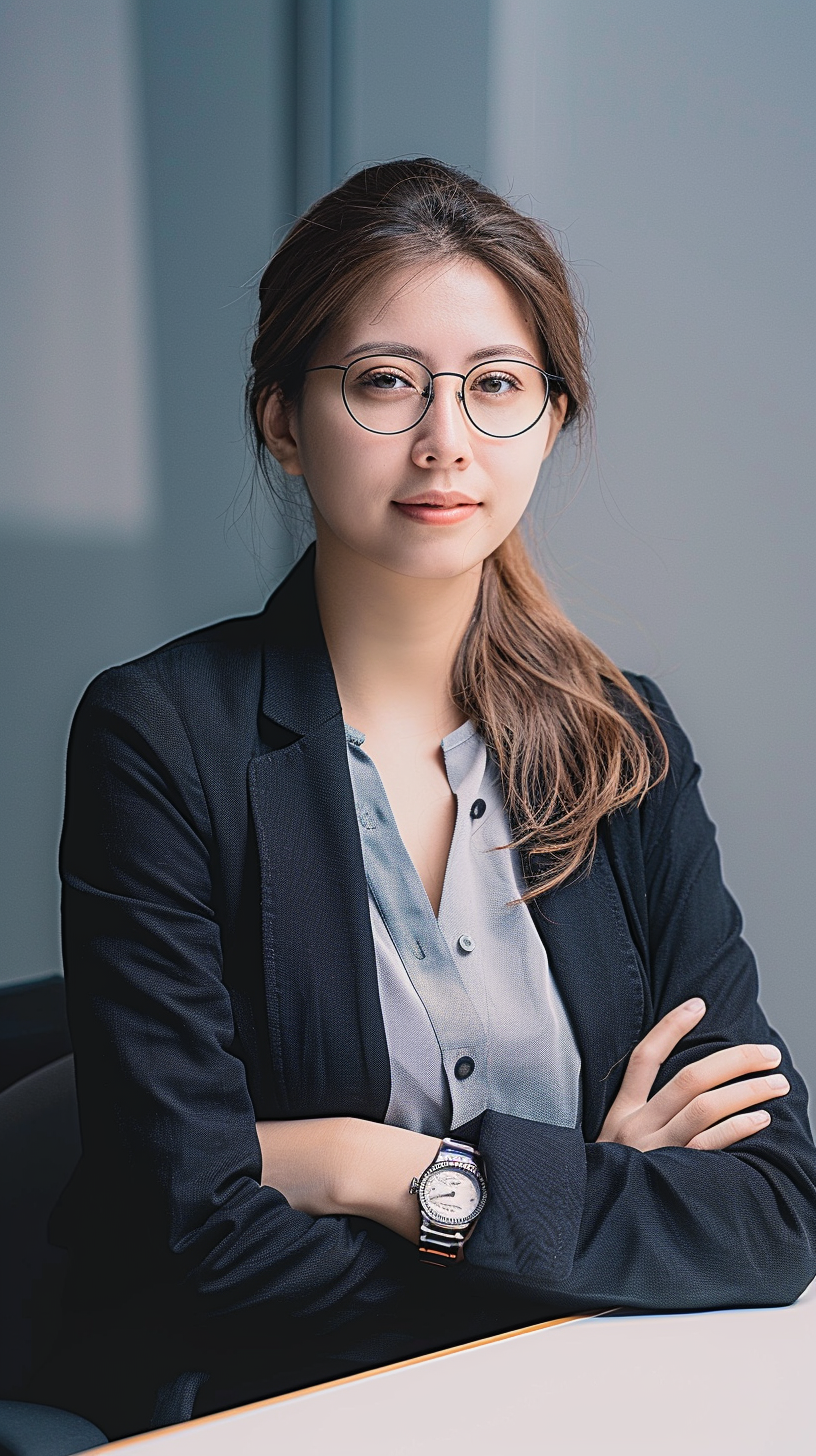 商务女士形象展示宣传物料