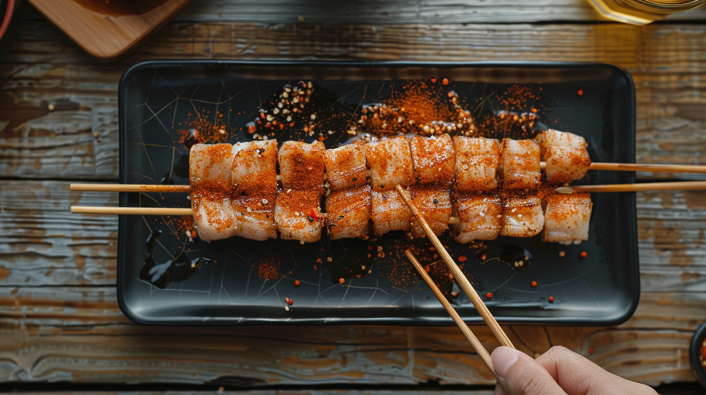 美味烤肉串烧烤盛宴宣传物料