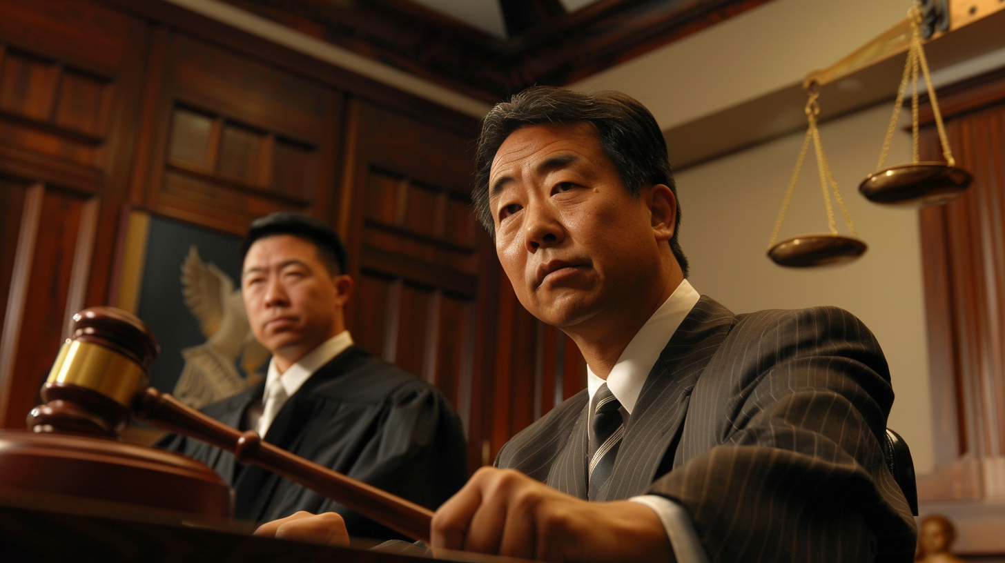 西装革履的商务人士形象高端气质