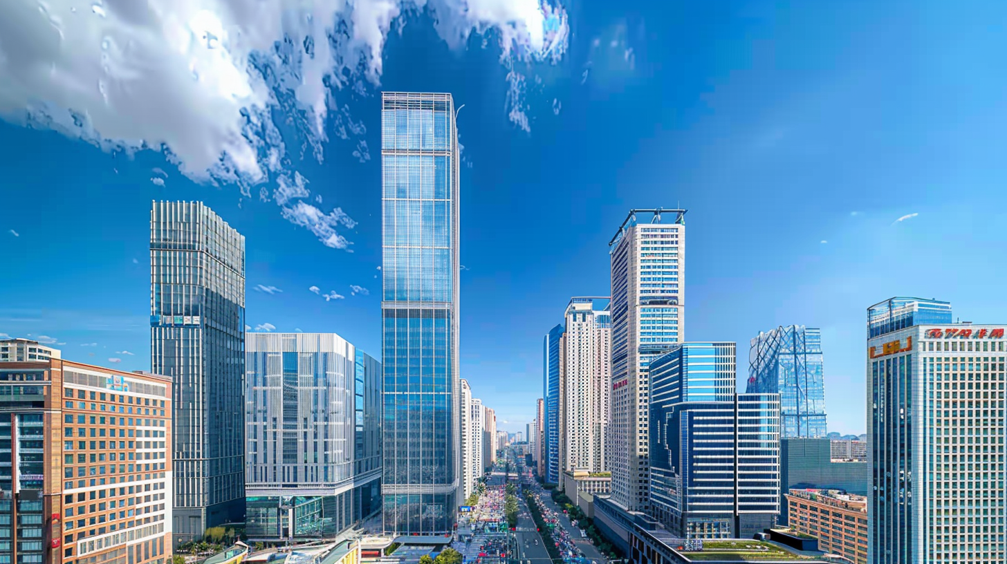 现代化城市建筑景观图都市时尚风貌