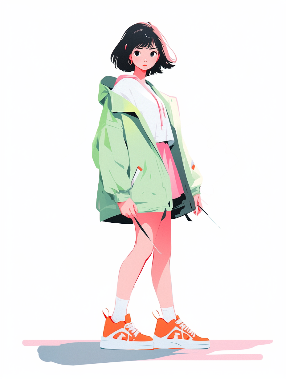 时尚女孩形象