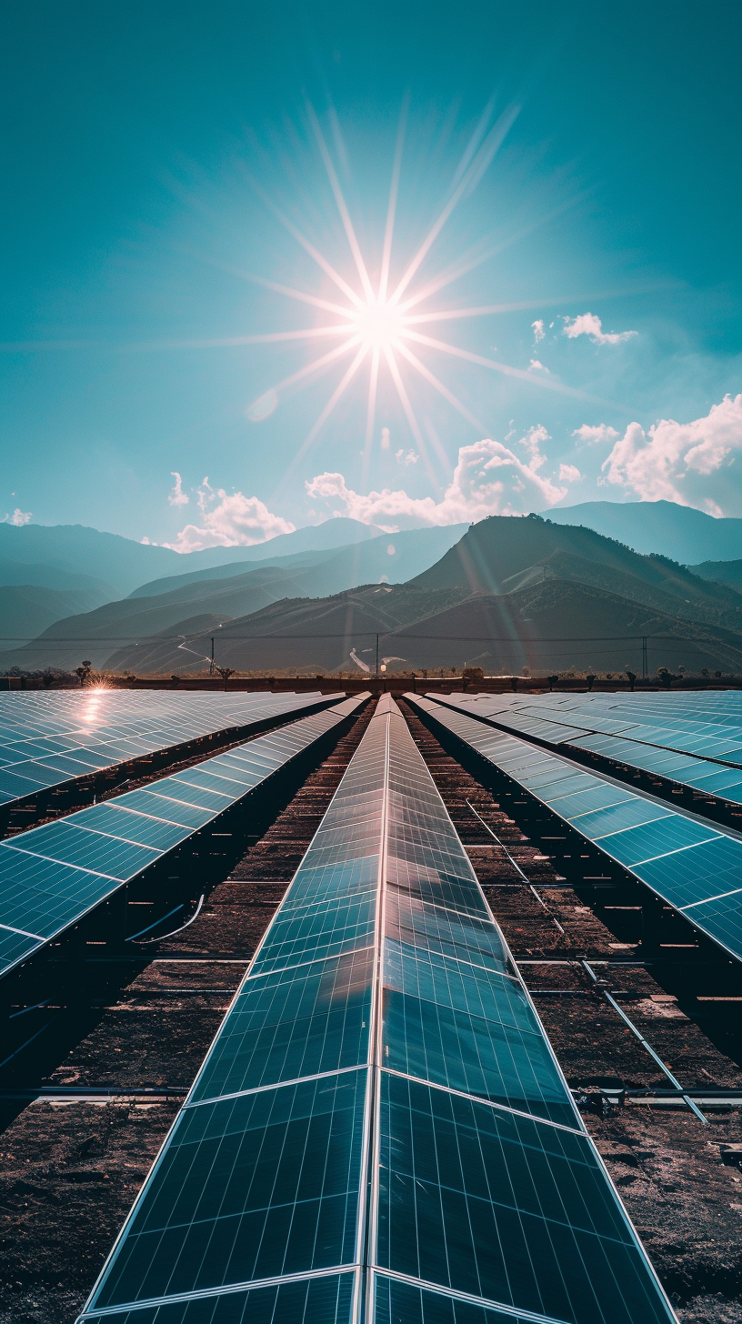 太阳能光伏板阵列 新能源科技的未来