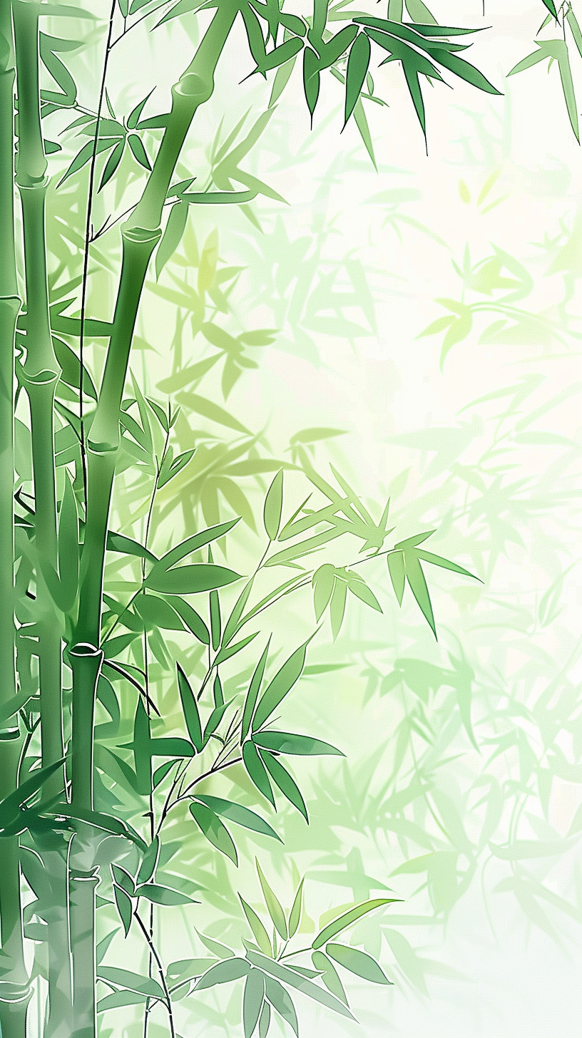 清新翠竹手机壁纸自然