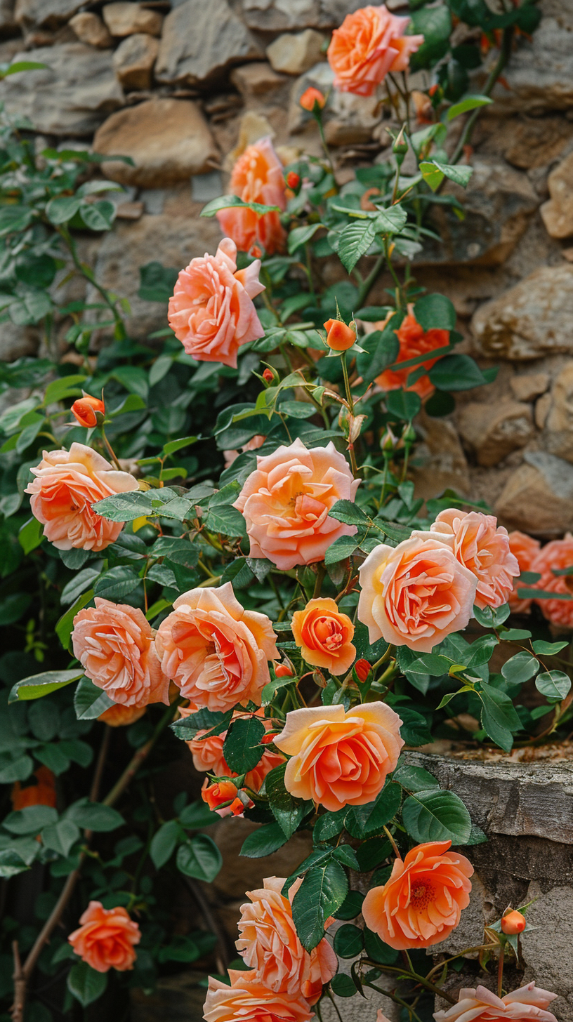 娇艳橙玫瑰盛开打造浪漫清新鲜花壁纸