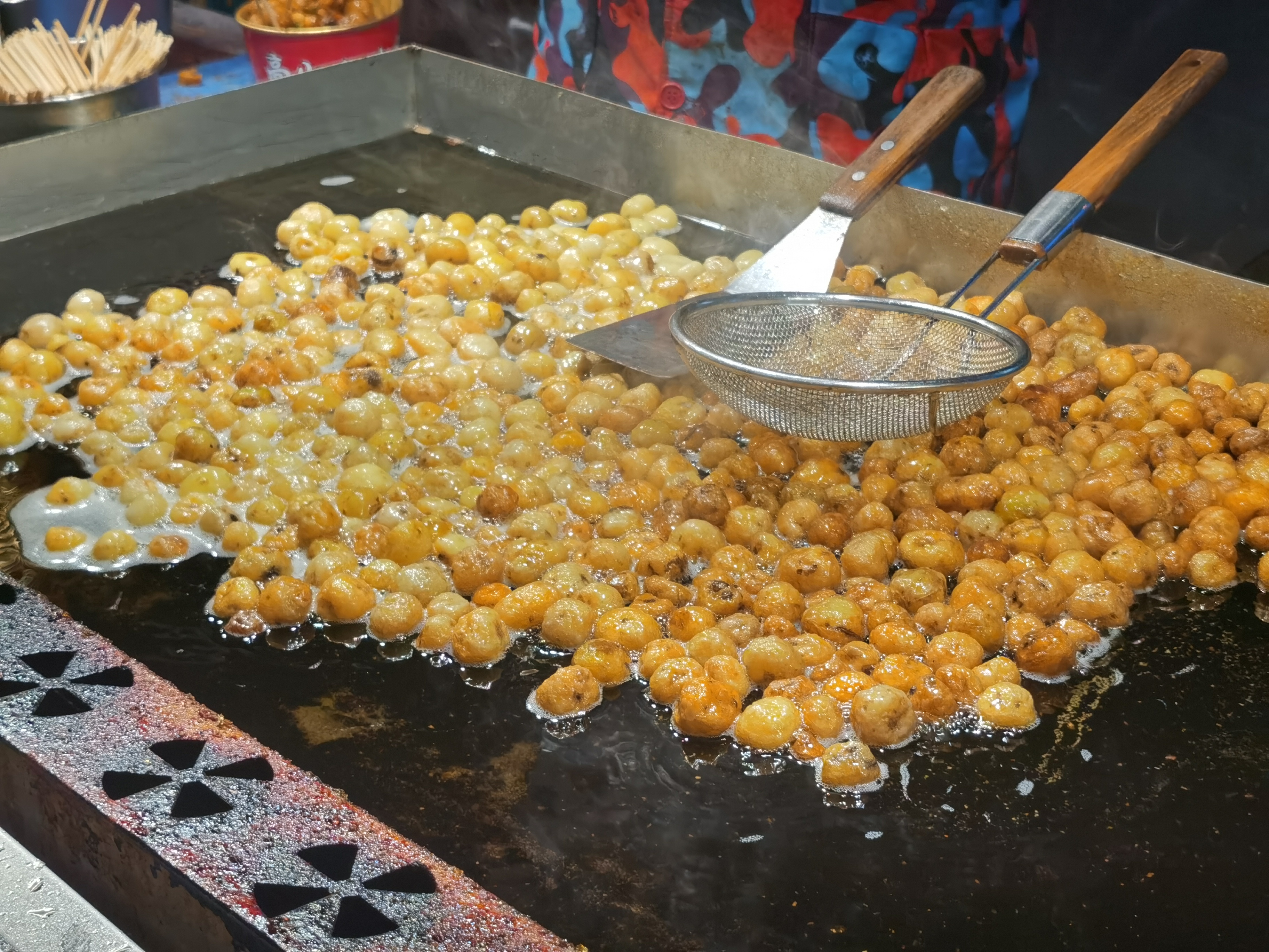 油炸美味零食诱惑