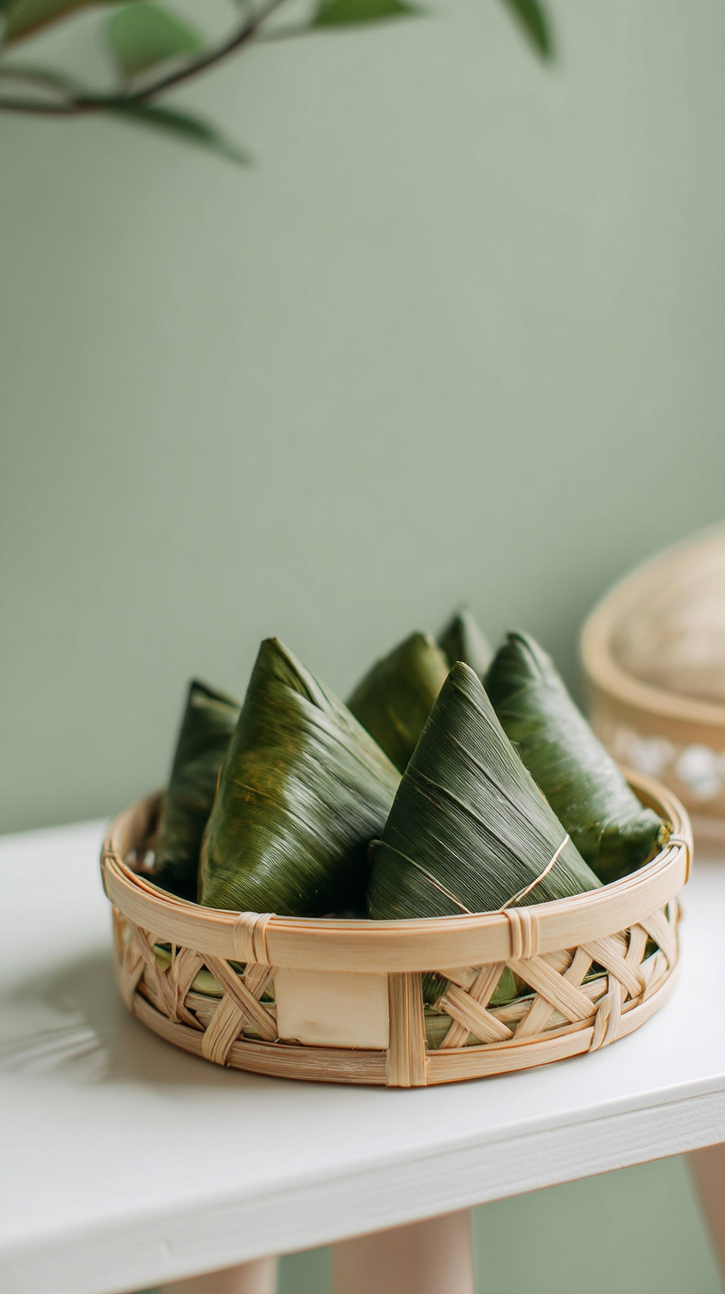 端午节粽子海报背景图