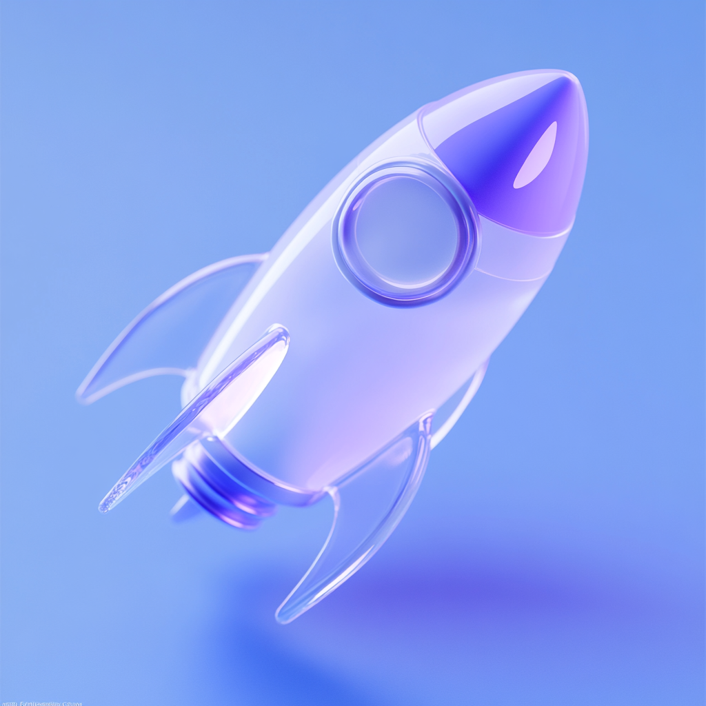3D炫酷火箭模型