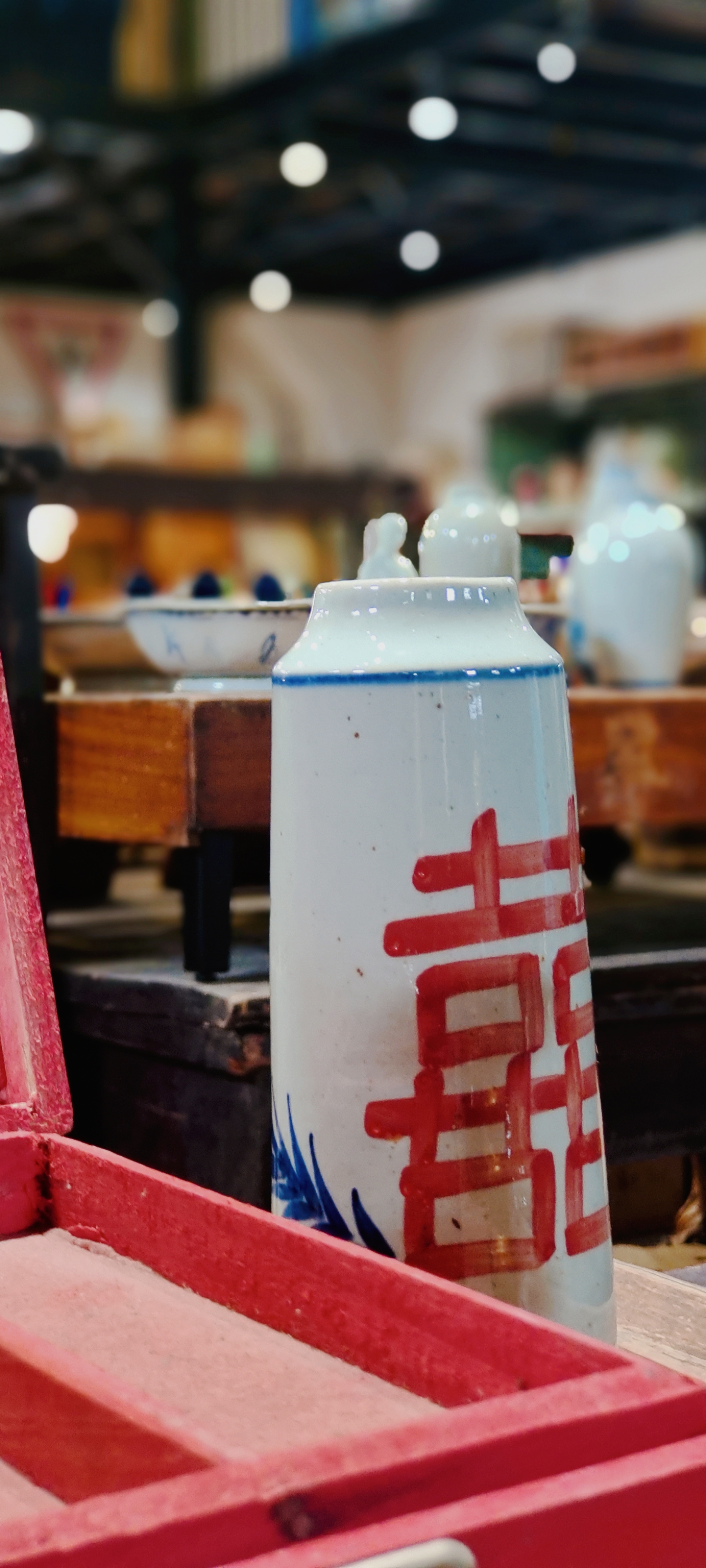 传统喜庆花瓶，尽显中国风古典之美