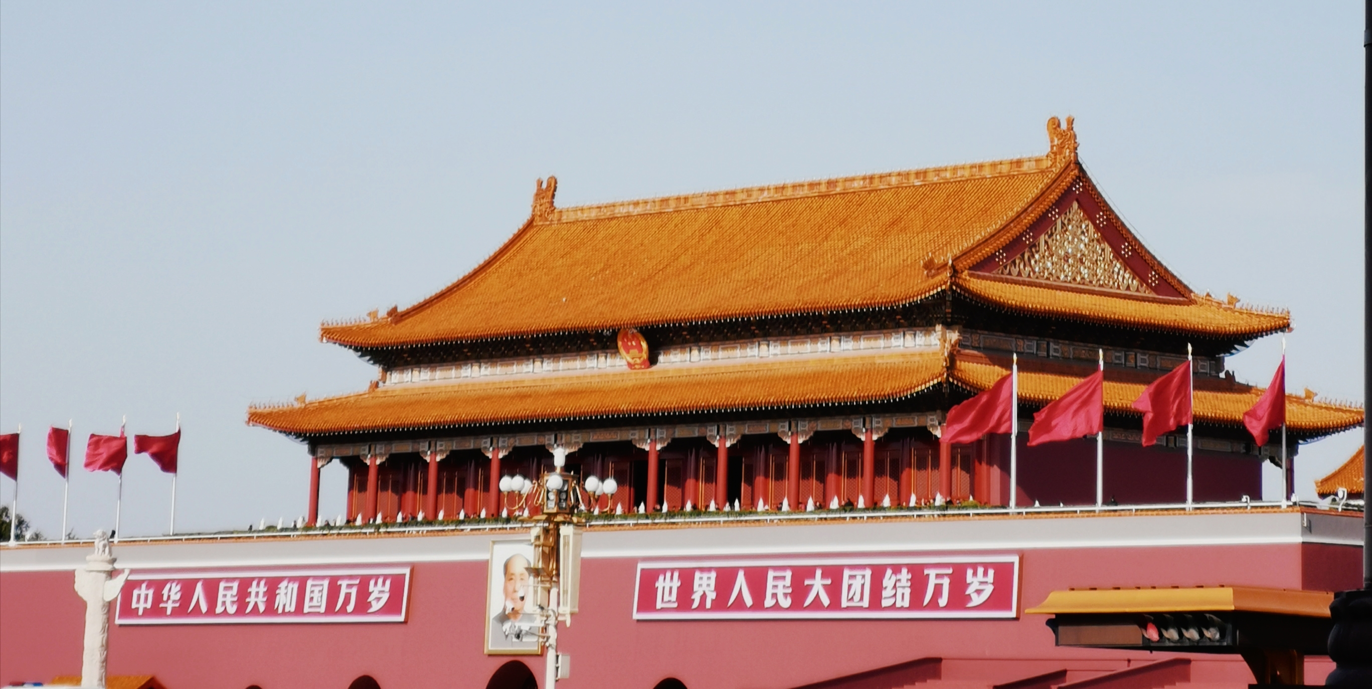 宏伟天安门建筑彰显中国风 经典地标素材