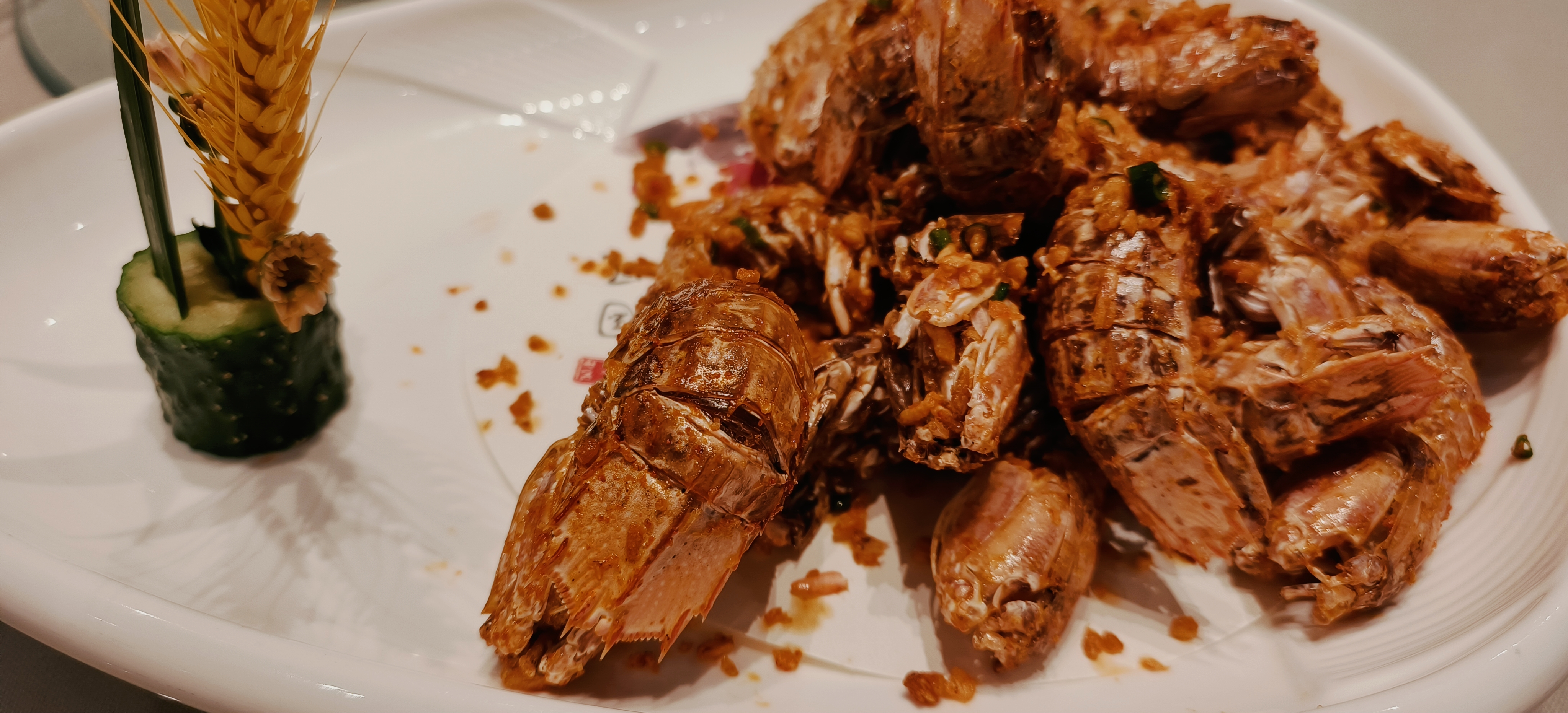 美味椒盐皮皮虾鲜香海鲜菜品
