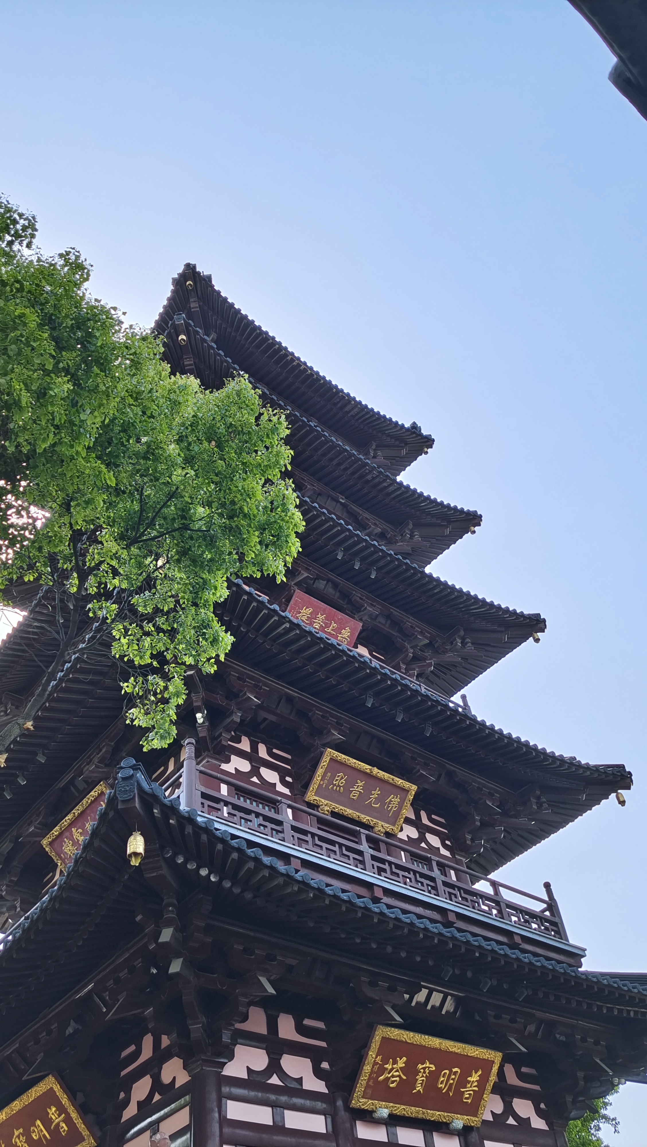古朴典雅的古建筑善明塔尽显中国风魅力