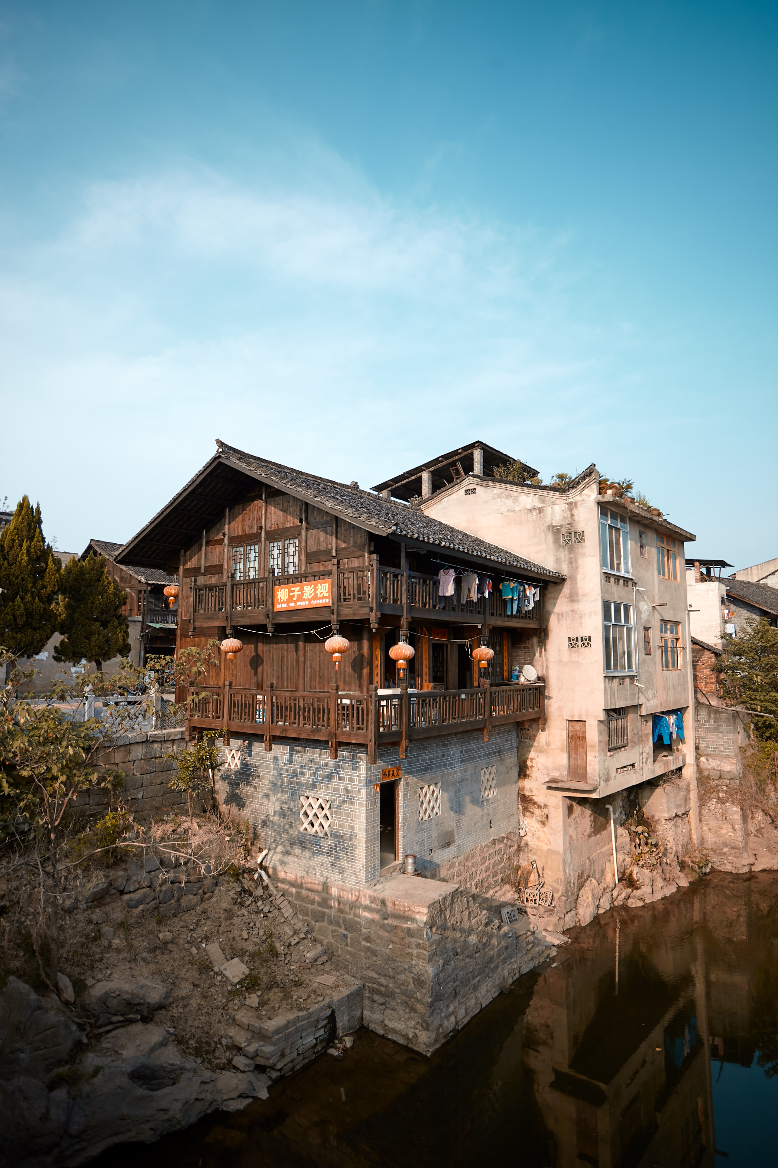 古色古香的乡村古建筑，尽显中式韵味
