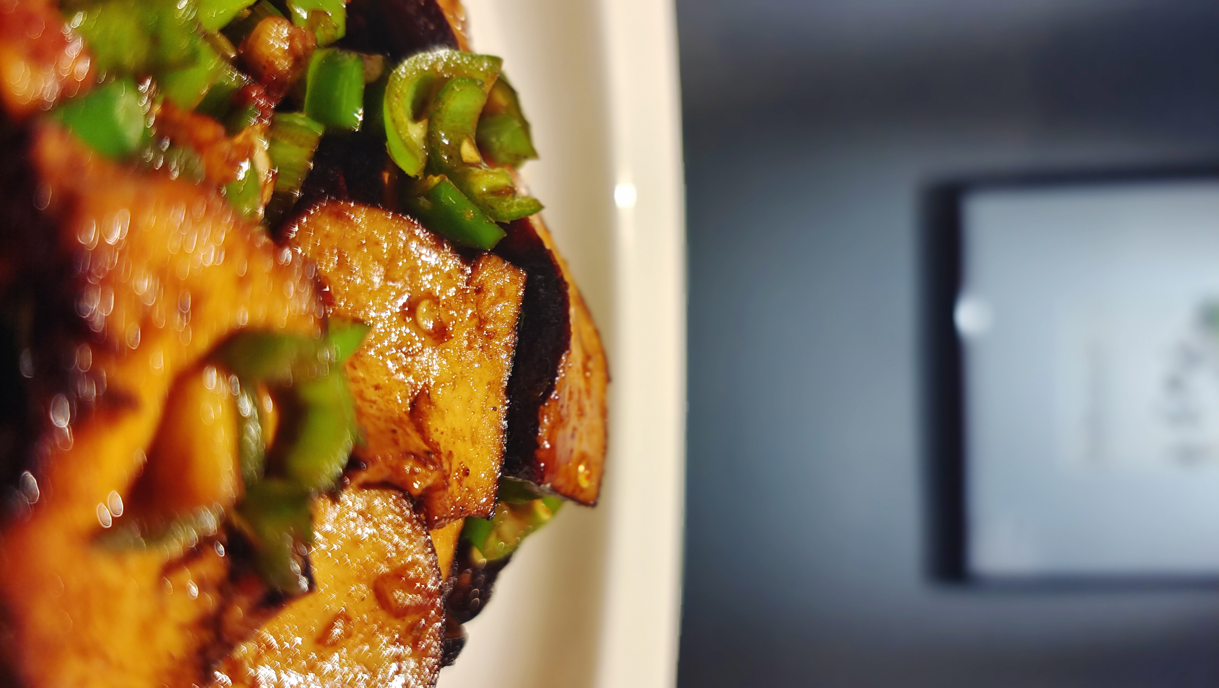 美味中餐香煎豆腐，舌尖上的家常美味