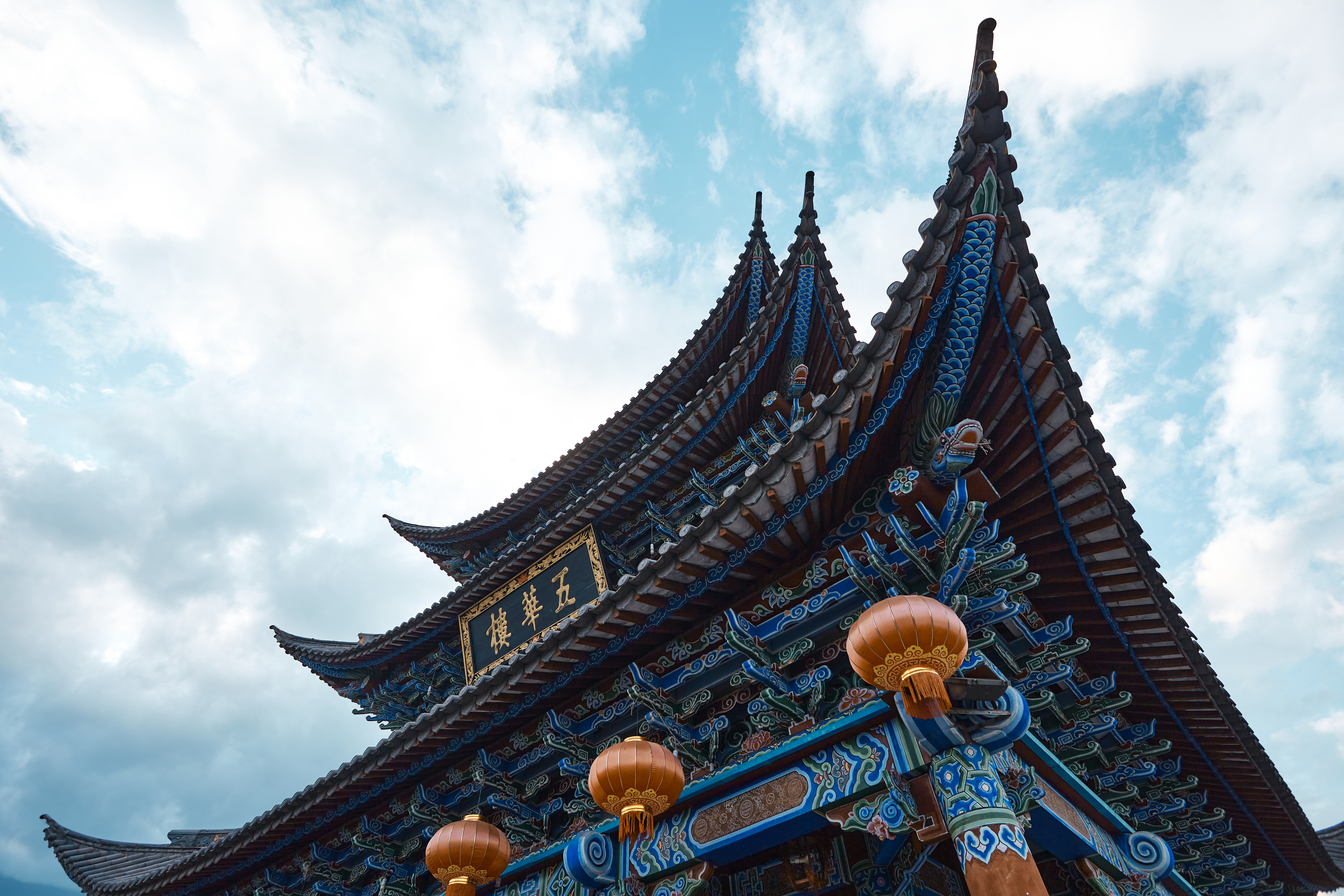 精美古建筑尽显中国风，独特韵味的宣传图