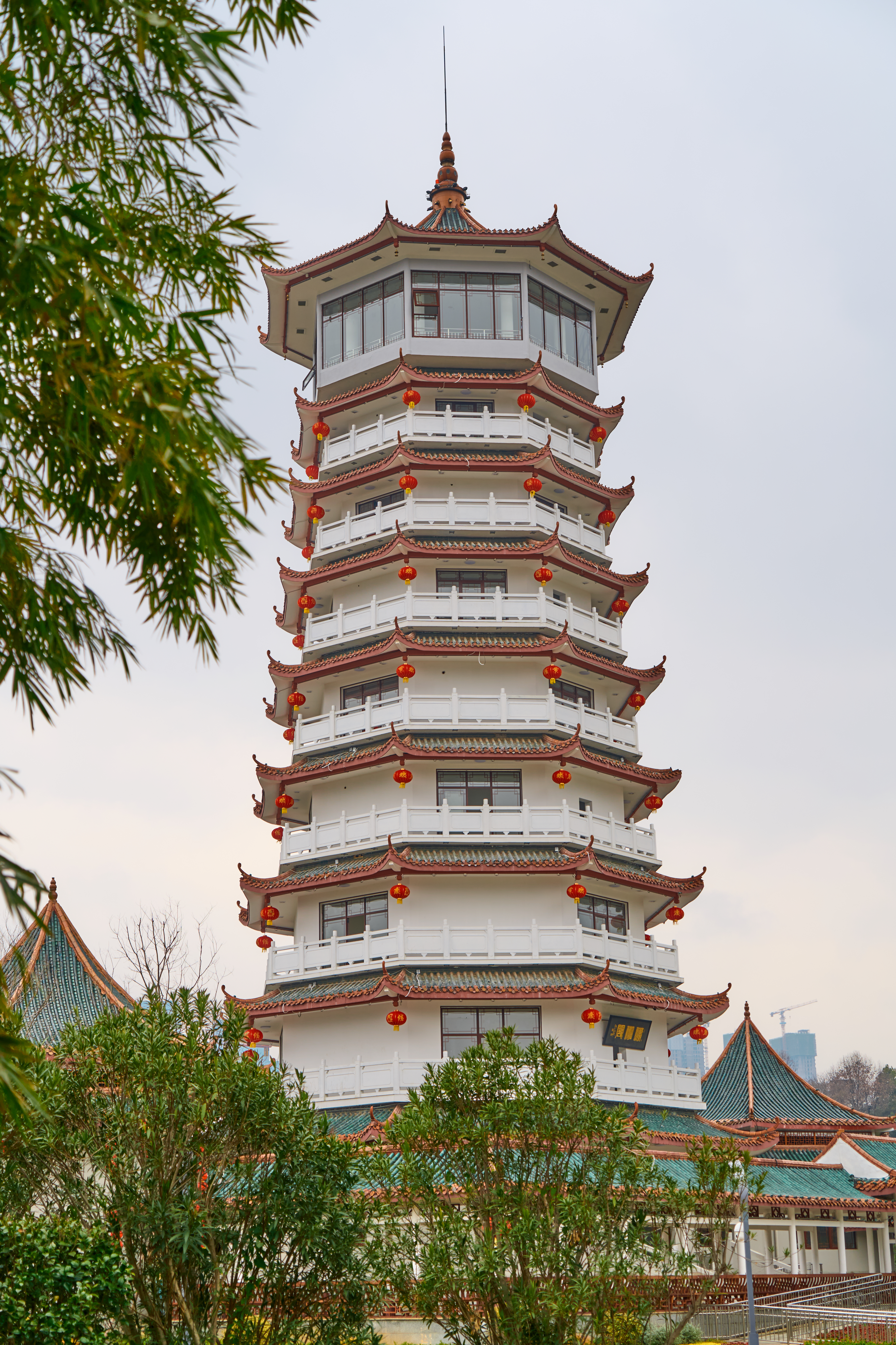 古色古香的中国风古建筑宝塔