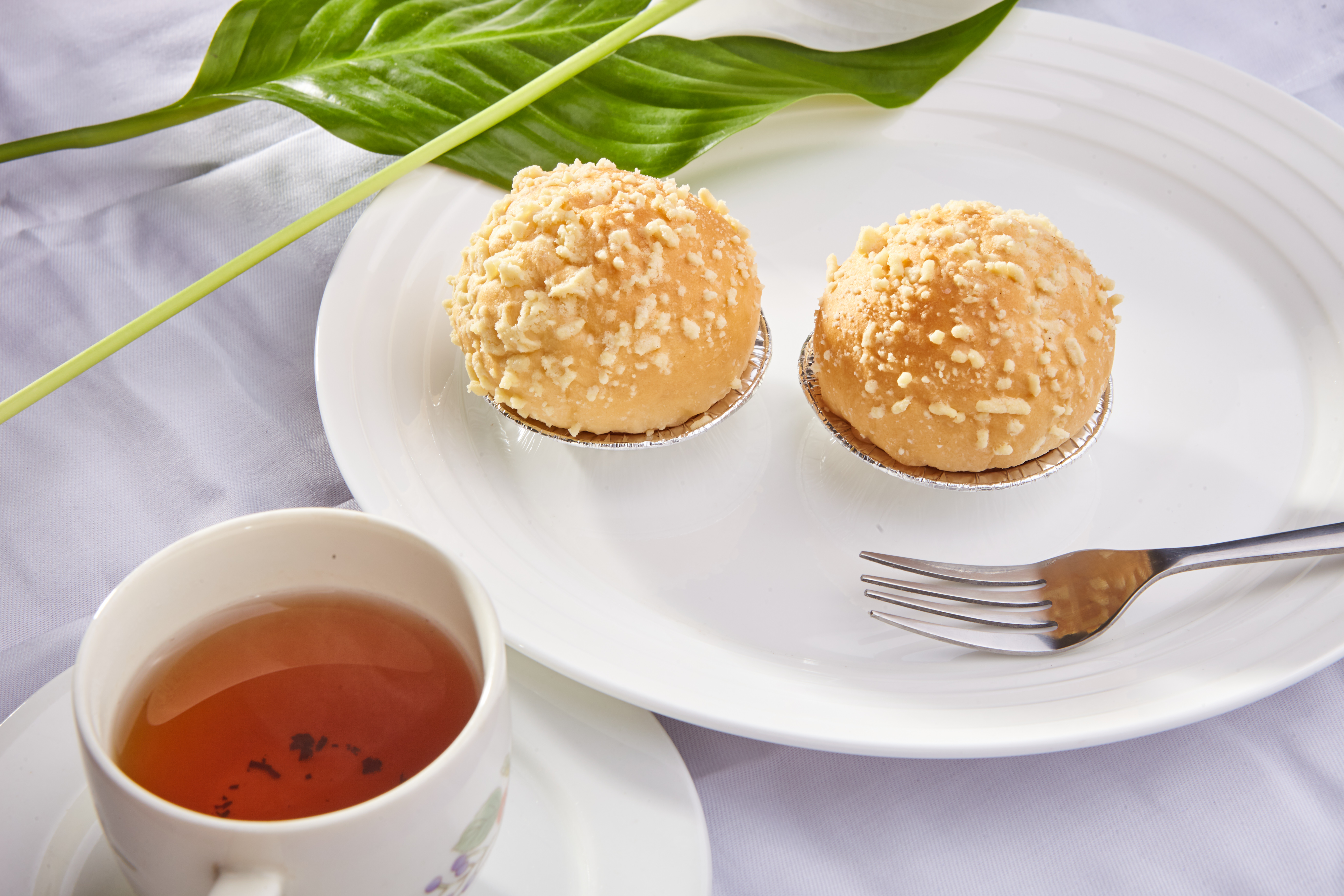 美味糕点配香茶