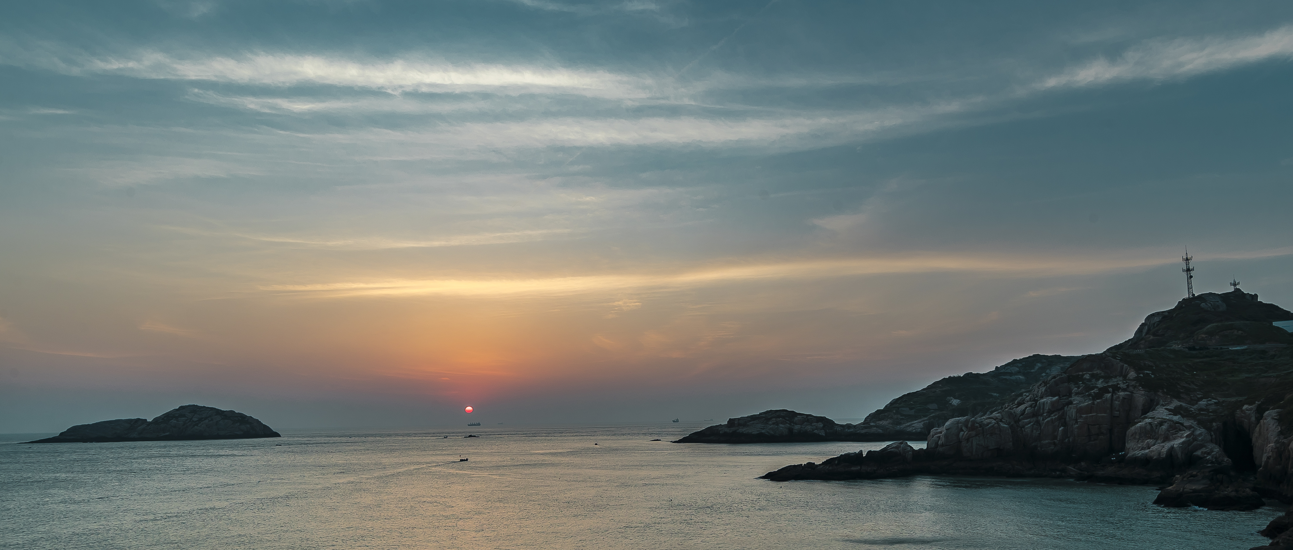 海边日落美景 优质手机壁纸素材来袭