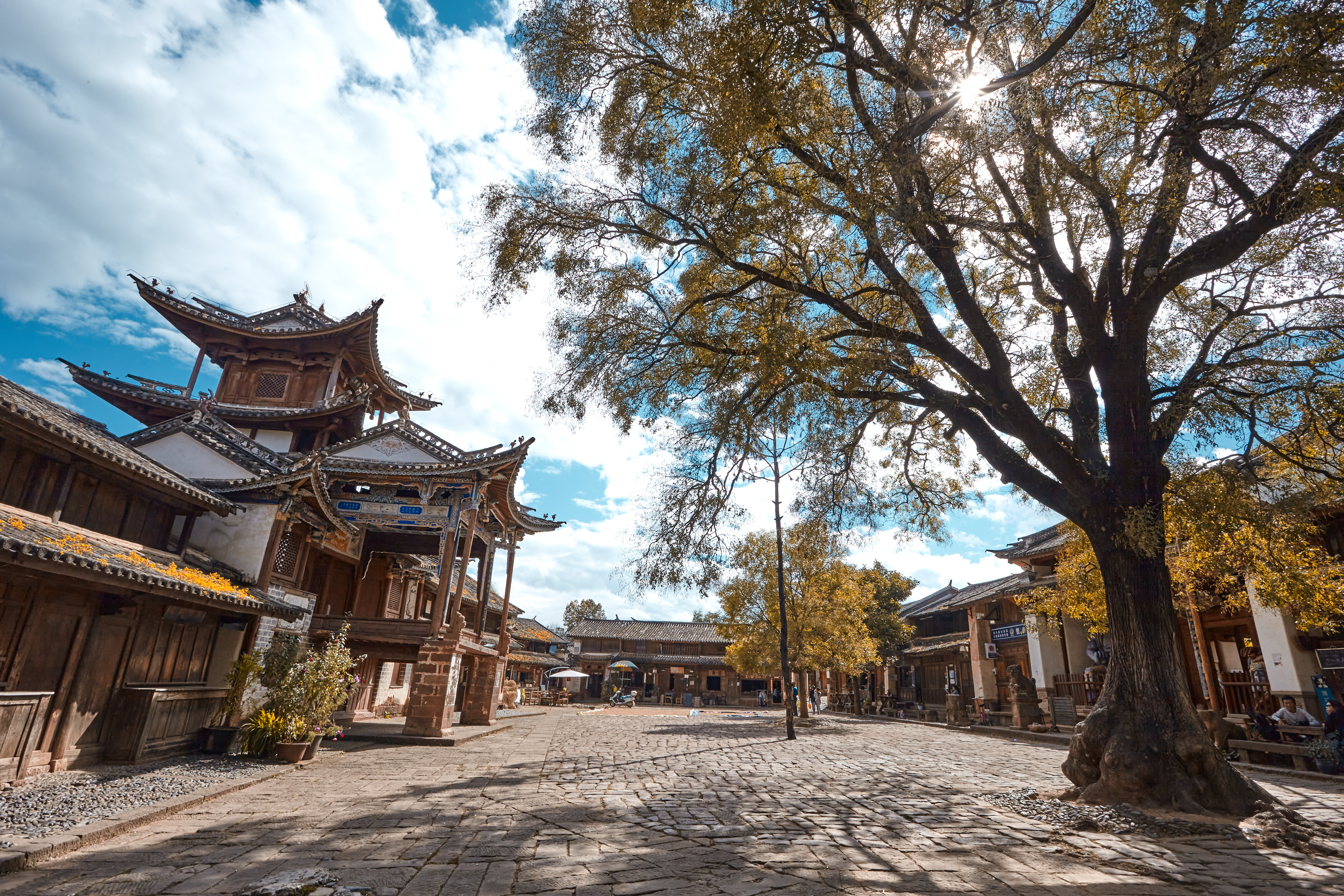 古色古香古建筑，中式韵味尽显其中