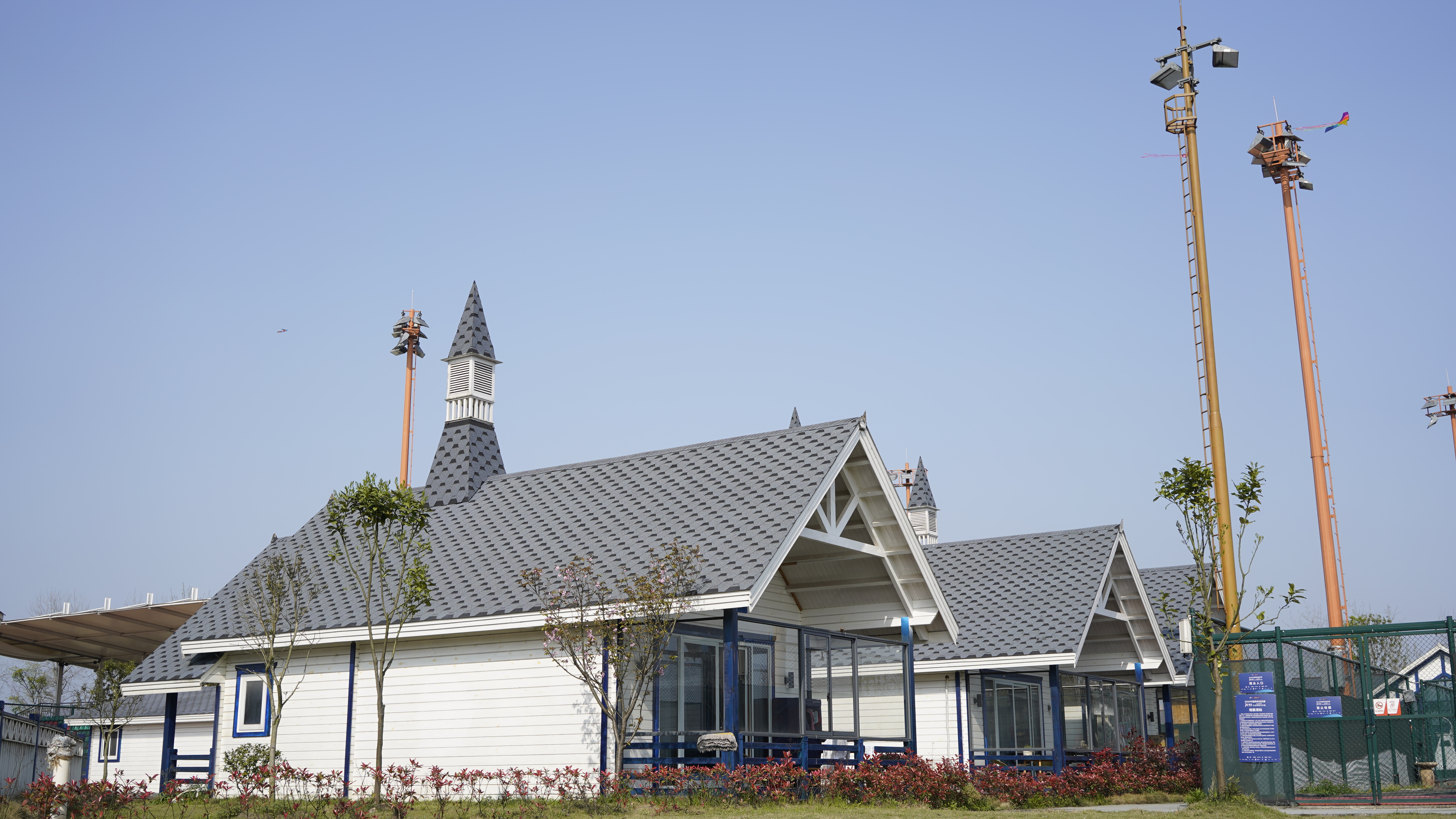 特色小屋建筑 户外清新风格景观素材