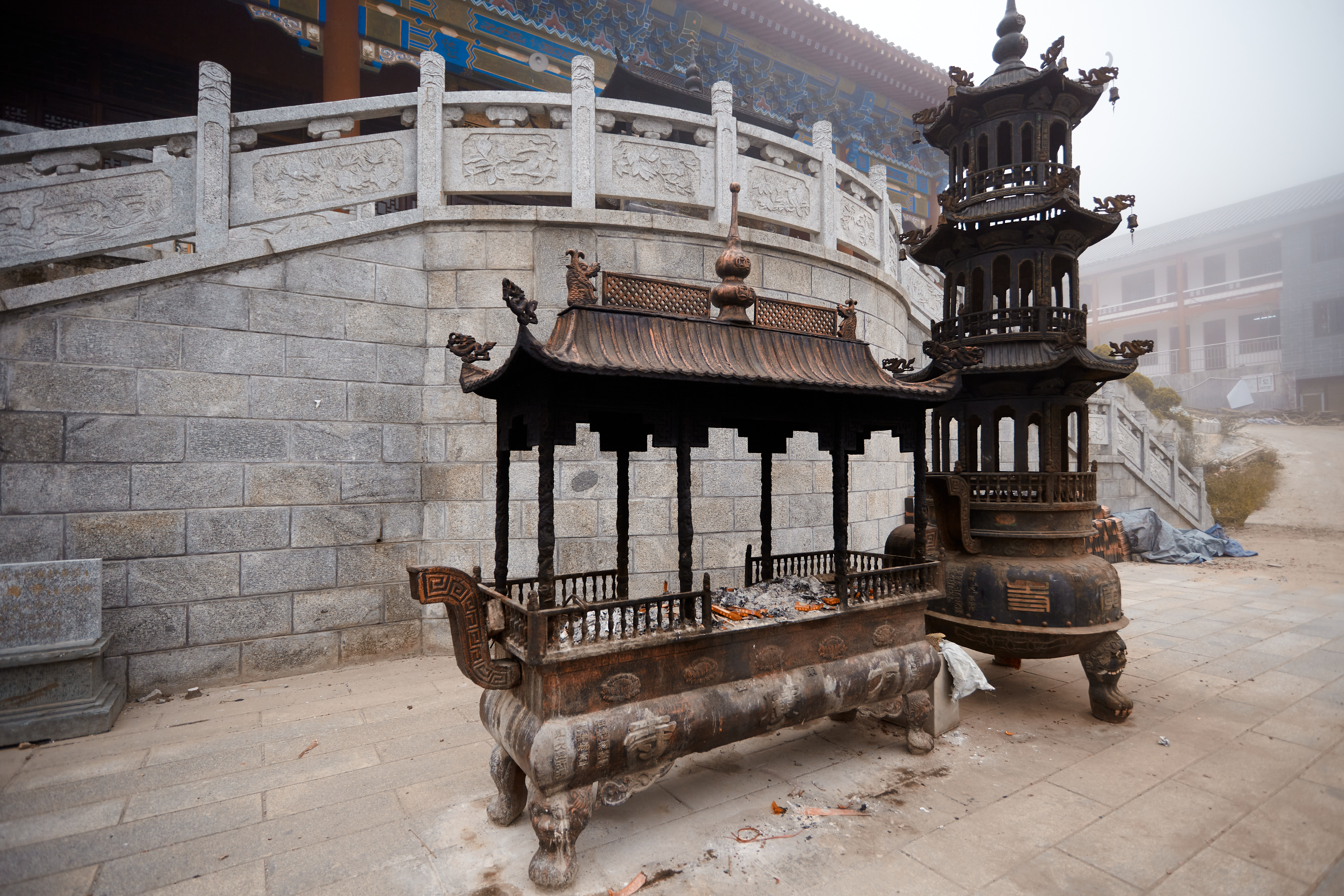 古色古香的古建筑文物尽显历史韵味