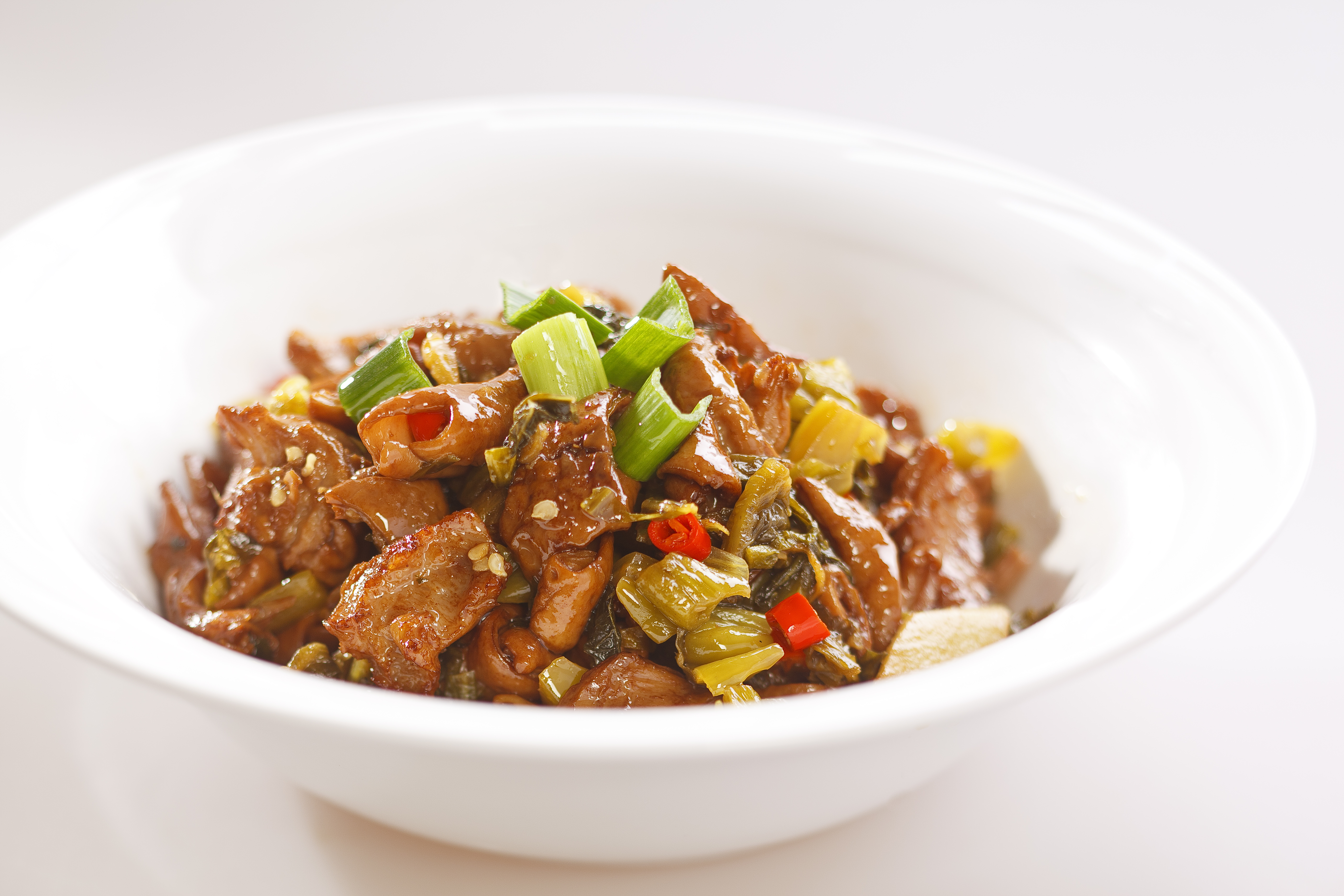 美味中餐特色菜，诱人的家常炒猪肚