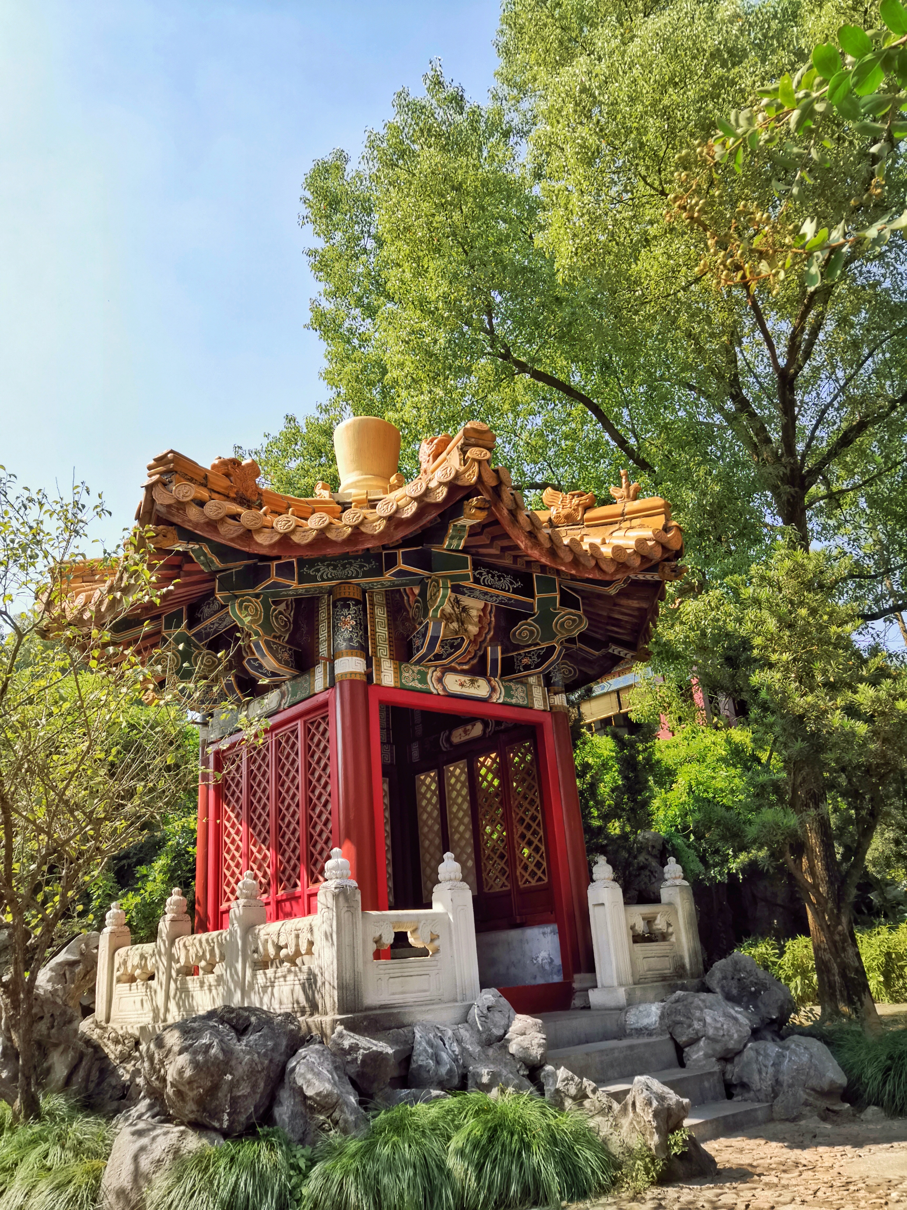 古色古香的精美古建筑尽显中国风韵味