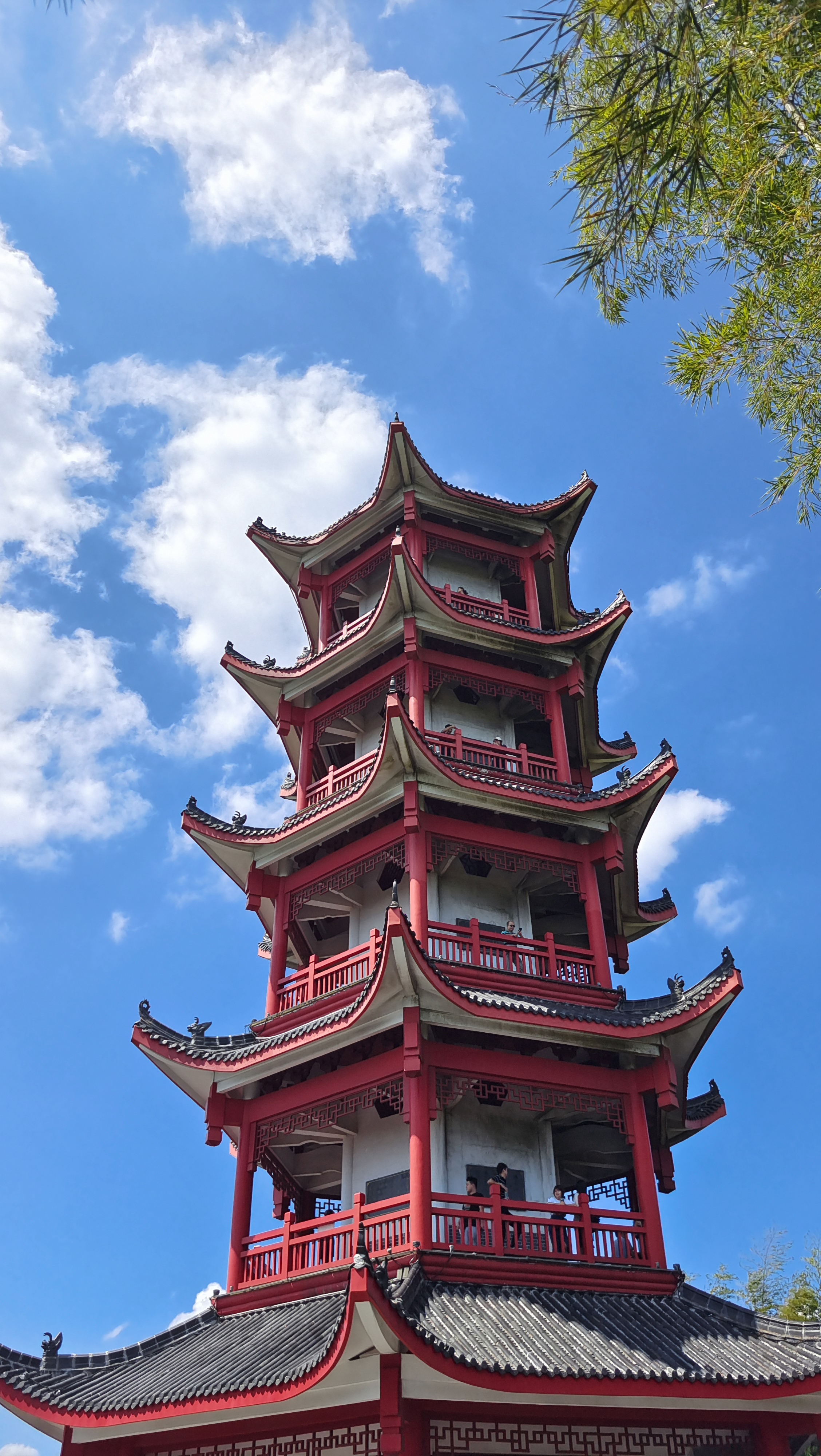 中国风古建筑塔楼 尽显传统魅力宣传物料