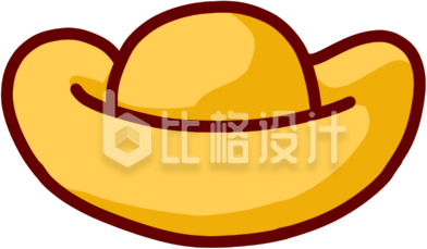 可爱风格的草帽图标，尽显田园风情