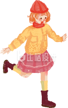 黄色衣服奔跑的小女孩