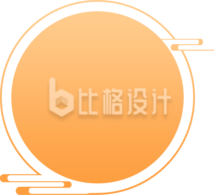金色渐变祥云装饰圆形框