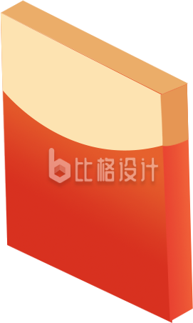 手绘卡通立体红包