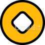 手绘卡通金币