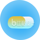 蓝色渐变医疗胶囊