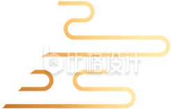 金色渐变祥云