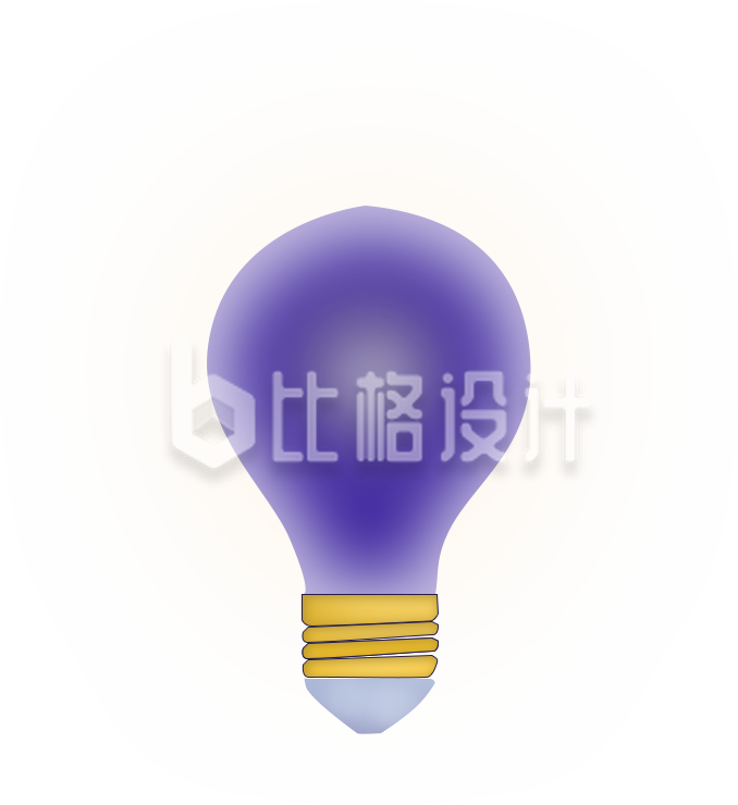 卡通手绘电灯