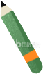 绿色铅笔文具 简约清新风格宣传物料