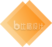 黄橙渐变矩形装饰