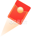 简约飞起来的红包