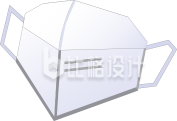 手绘卡通简约口罩