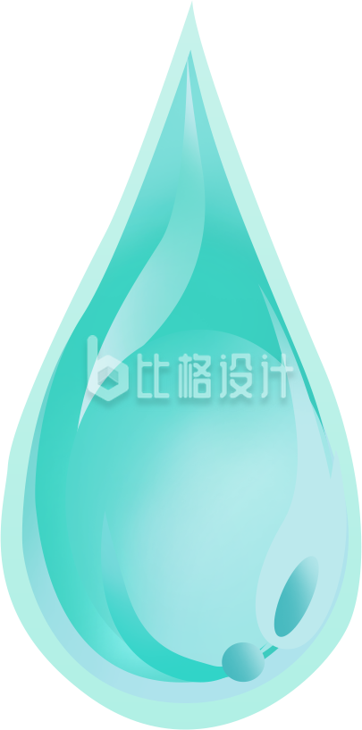 卡通手绘水滴
