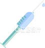 手绘打针针筒