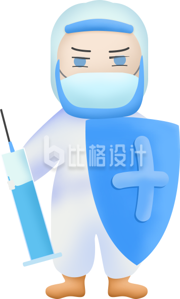 穿防护服的医生