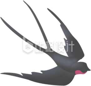 水墨风燕子