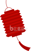 中国风折叠红灯笼