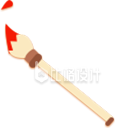 中国风手绘毛笔