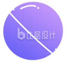 紫色渐变星球